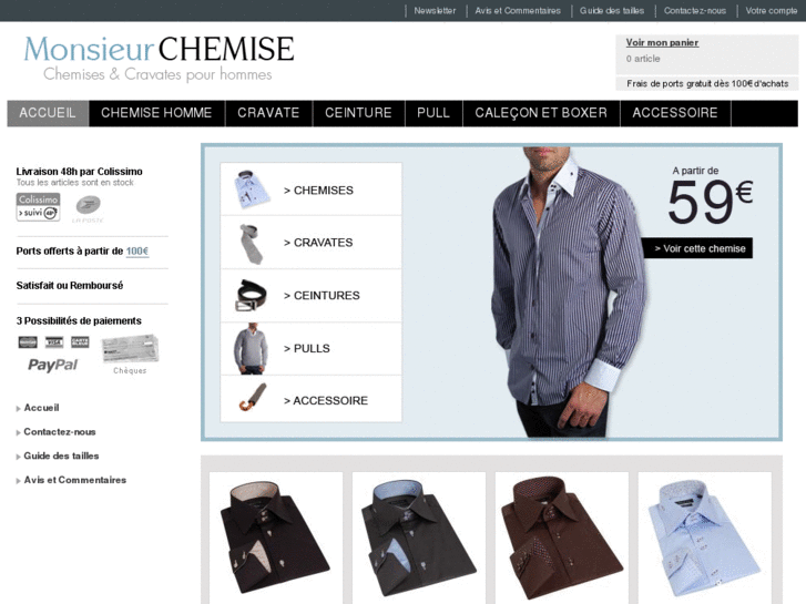 www.monsieurchemise.com