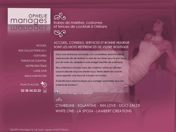 www.ophelie-mariages.com