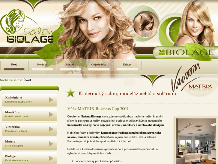 www.salon-biolage.cz