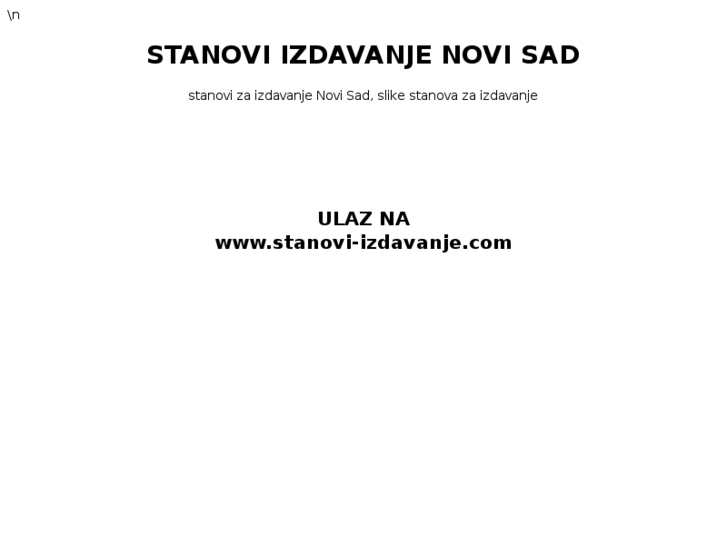 www.stanovi-izdavanje.com