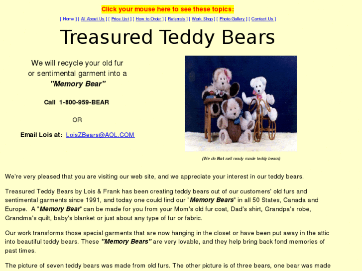 www.treasuredteddybears.com