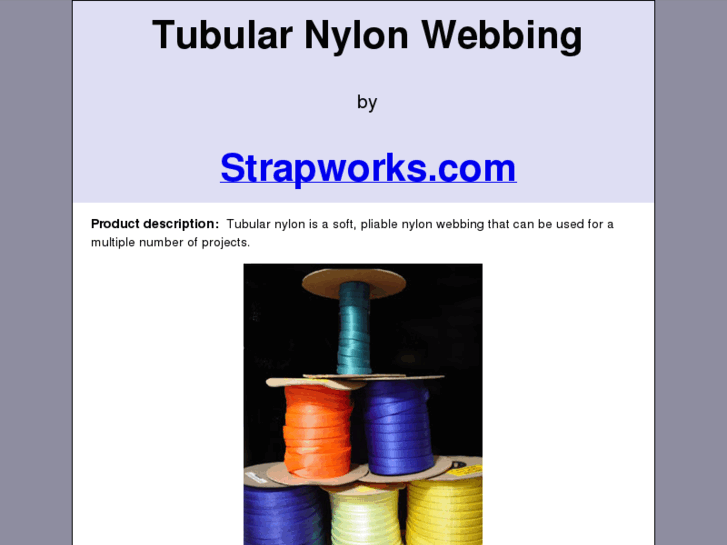 www.tubularnylonwebbing.com