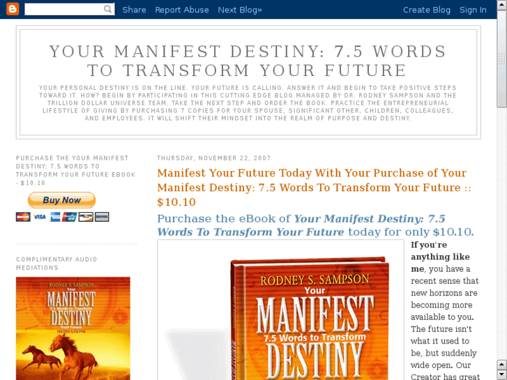 www.yourmanifestdestiny.com