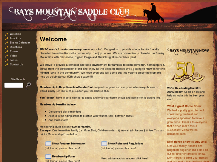 www.baysmountainsaddleclub.com