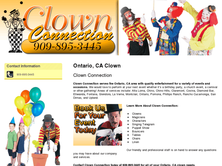 www.clownconnectionontario.com