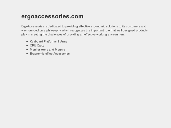 www.ergoaccessories.com