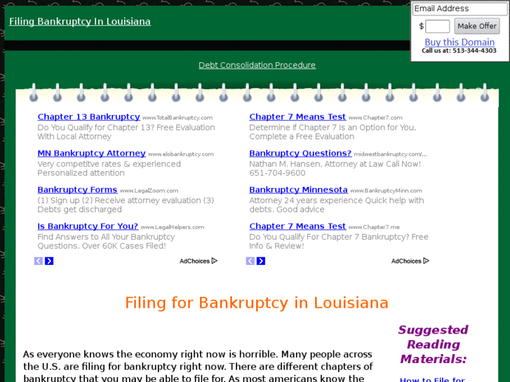 www.filingbankruptcyinlouisiana.com