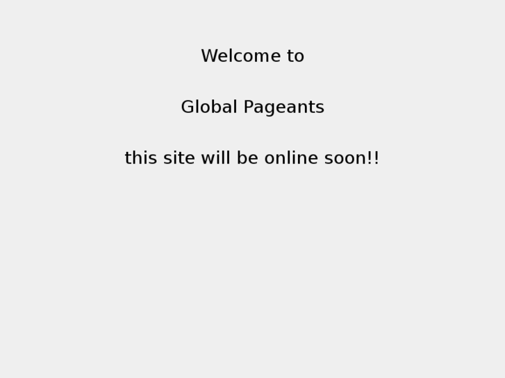 www.globalpageants.com