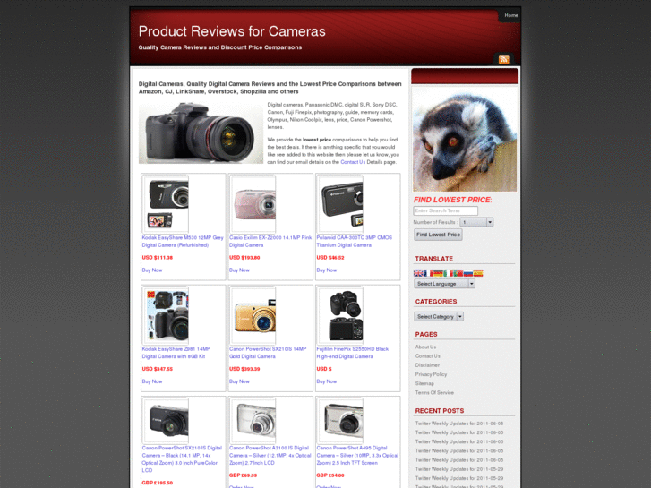 www.product-reviews-for-cameras.com