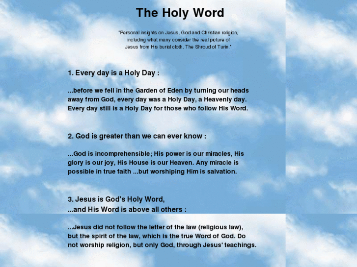 www.theholyword.org