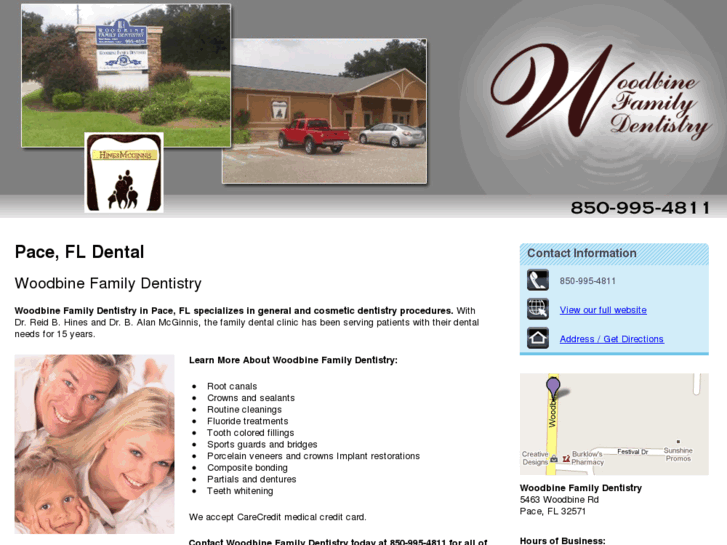 www.woodbinefamilydentistrypace.com