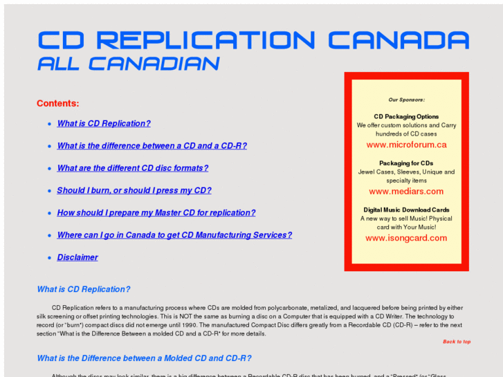 www.cdreplicationcanada.net