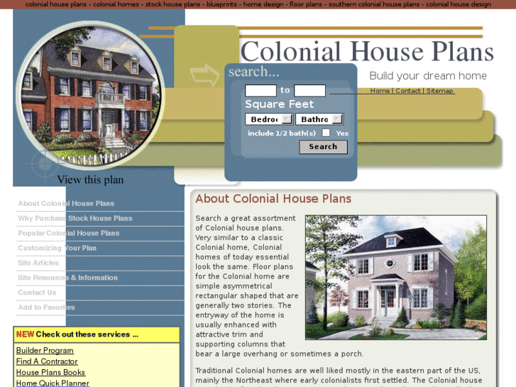 www.colonial-house-plans.us