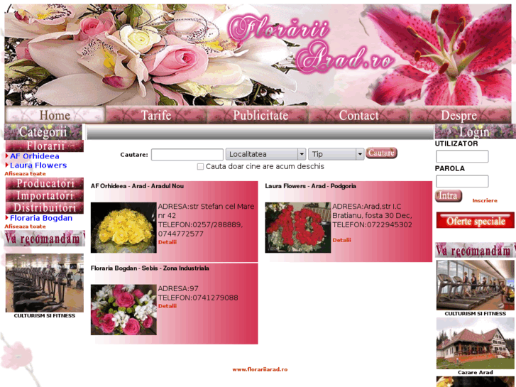 www.florariiarad.ro