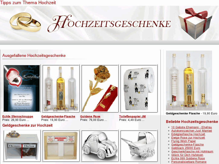 www.hochzeitsgeschenke.net