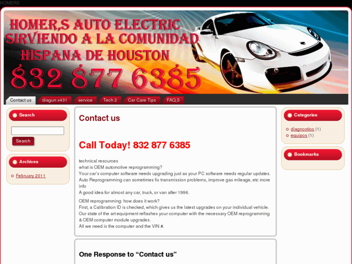 www.homersauto-electric.com