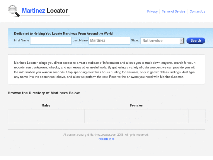 www.martinezlocator.com