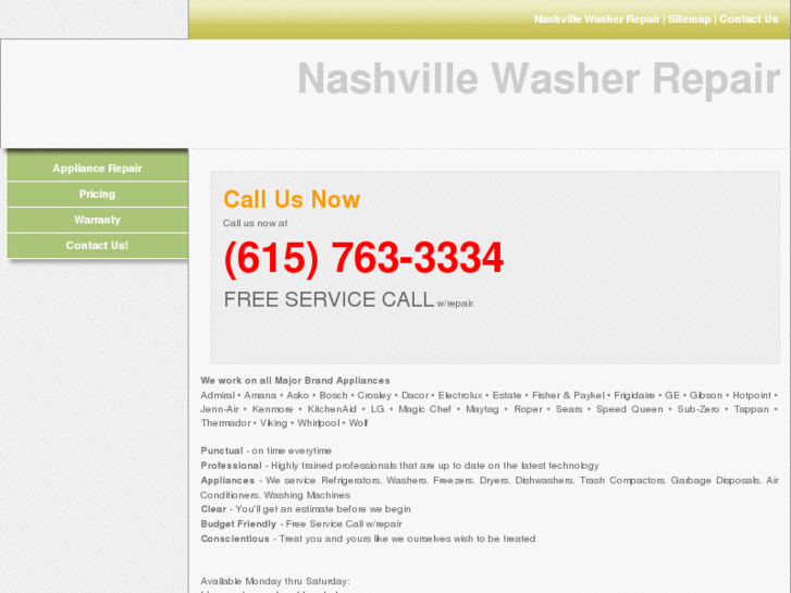 www.nashvillewasherrepair.com