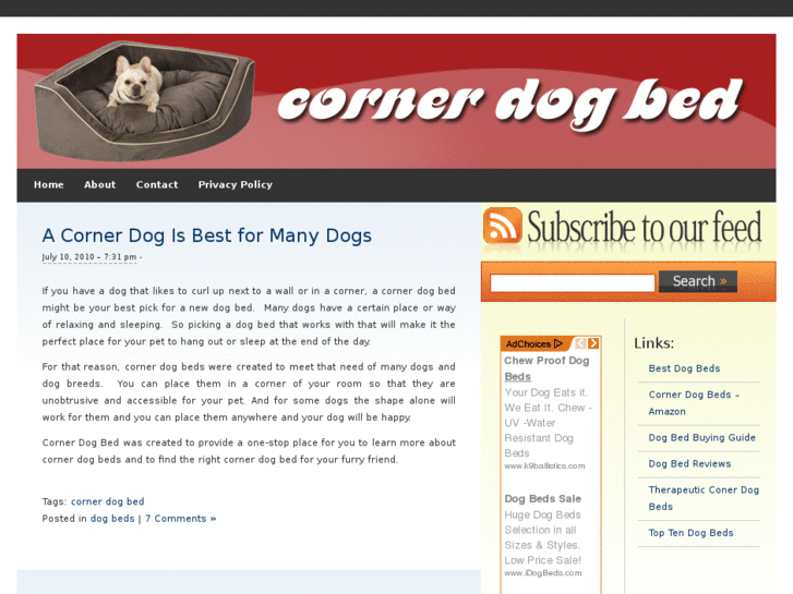 www.cornerdogbed.net