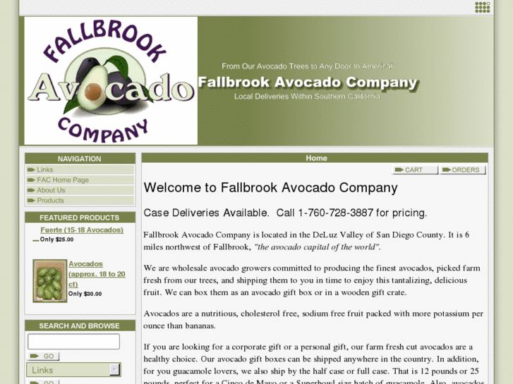 www.fallbrookavocadocompany.com