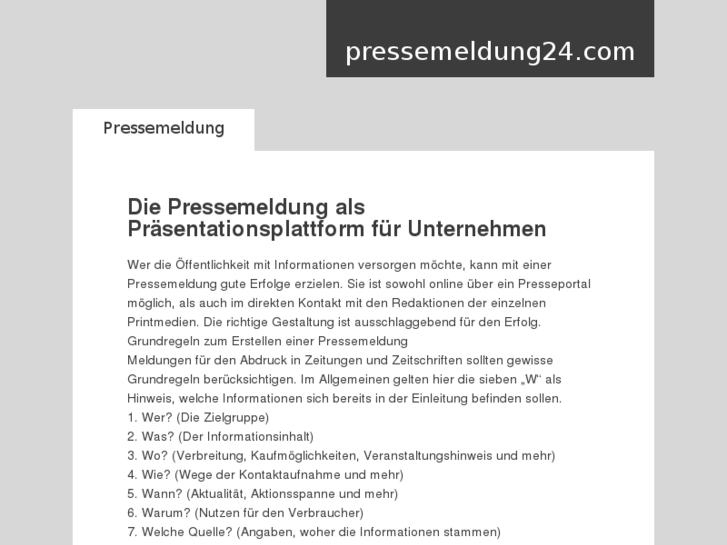 www.pressemeldung24.com