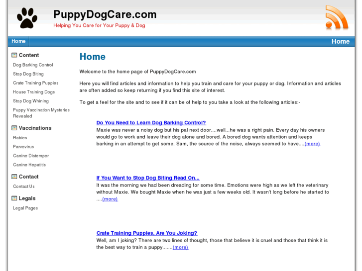 www.puppydogcare.com