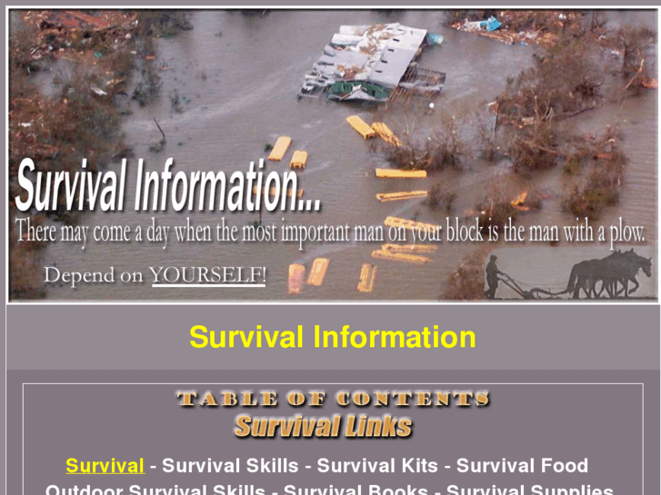 www.survivalinformation.net