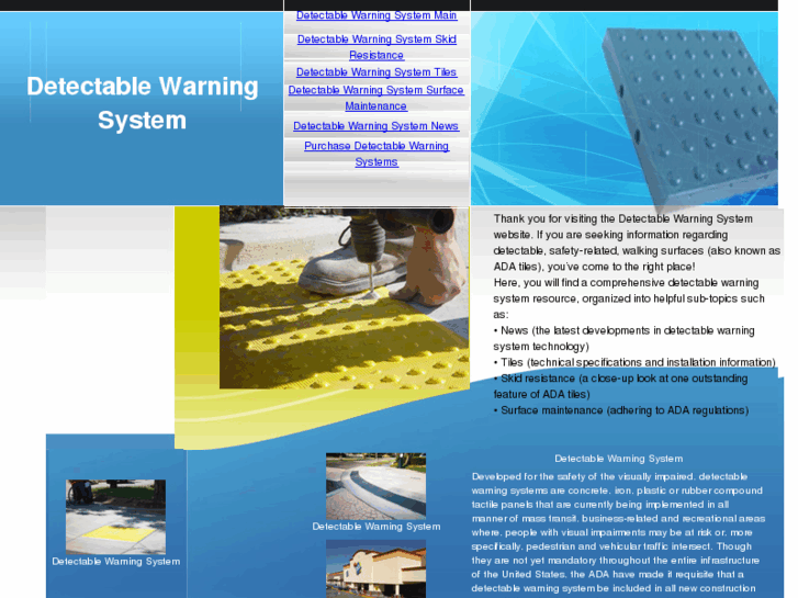 www.detectable-warning-system101.com