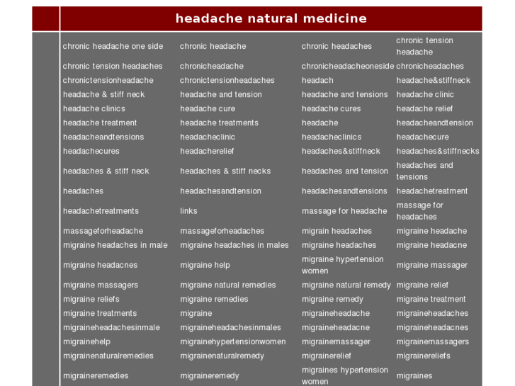 www.headache-natural-medicine.com