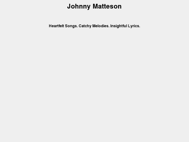 www.johnnymatteson.com