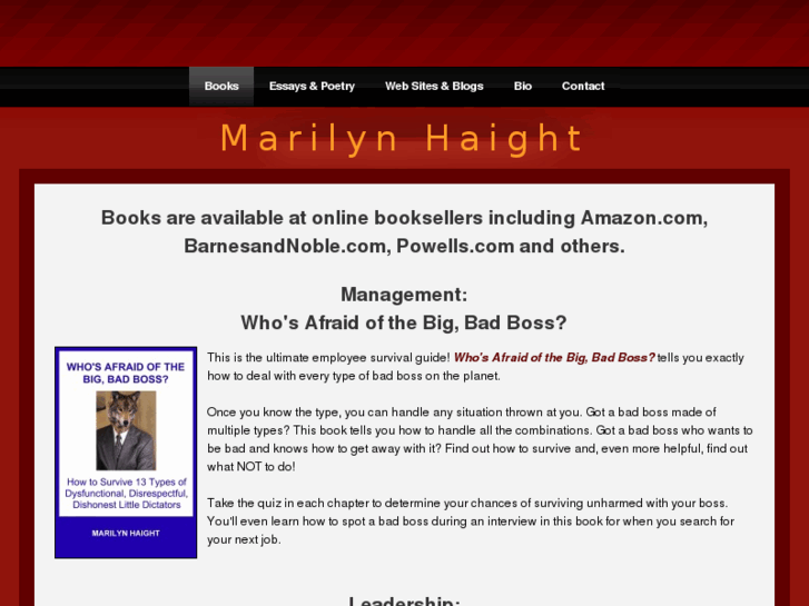 www.marilynhaight.com