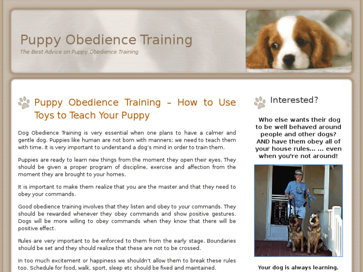 www.puppyobediencetrainingtips.net