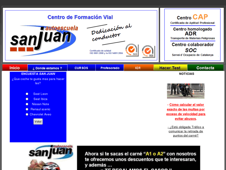 www.autoescuelasanjuan.es