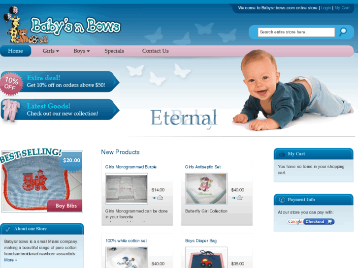 www.babysnbows.com