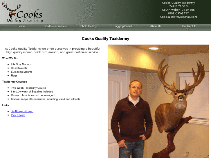 www.cooksqualitytaxidermy.com