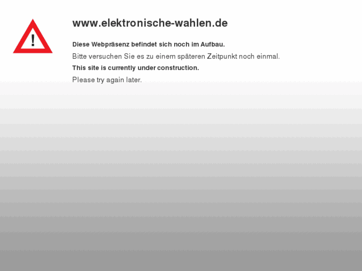 www.elektronische-wahlen.de