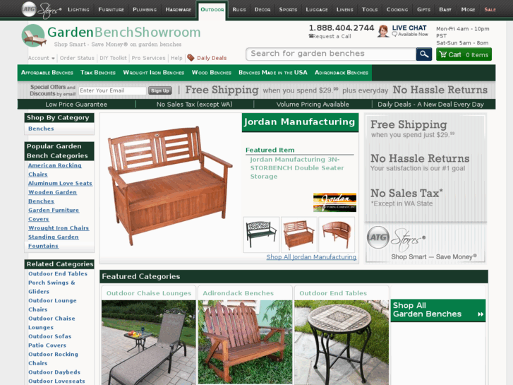 www.gardenbenchshowroom.com