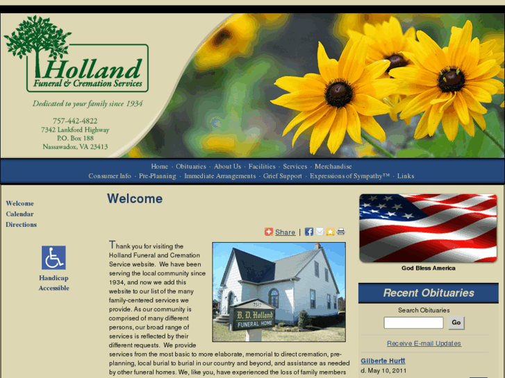 www.hollandfuneralhome.net