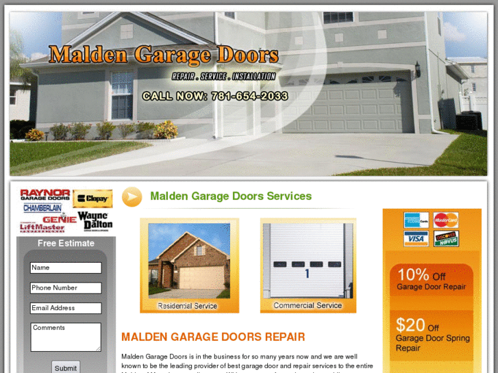 www.maldengaragedoors.com