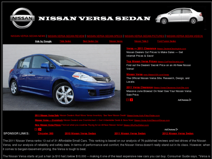 www.nissanversasedan.com