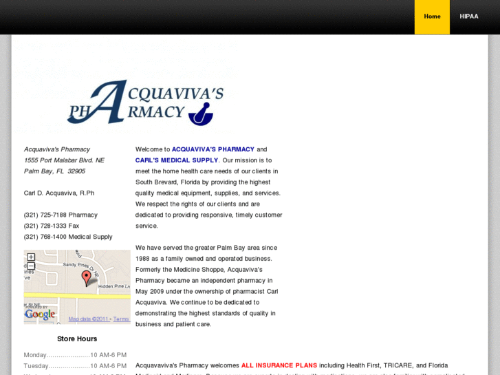 www.acquavivaspharmacy.com