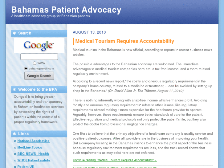 www.bahamaspatientadvocacy.org