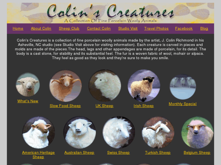 www.colinscreatures.com