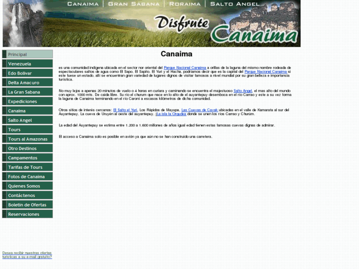 www.disfrutecanaima.com