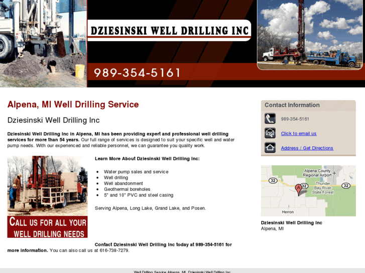 www.dziesinskiwelldrilling.com