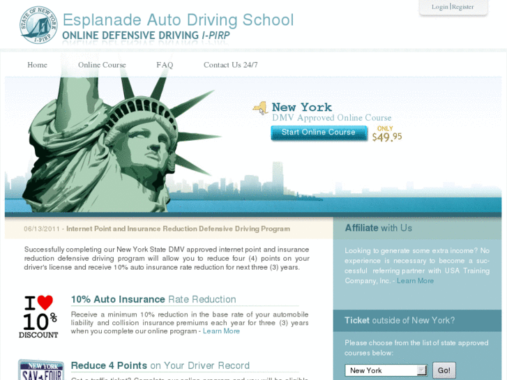 www.esplanadeautodrivingschool.com