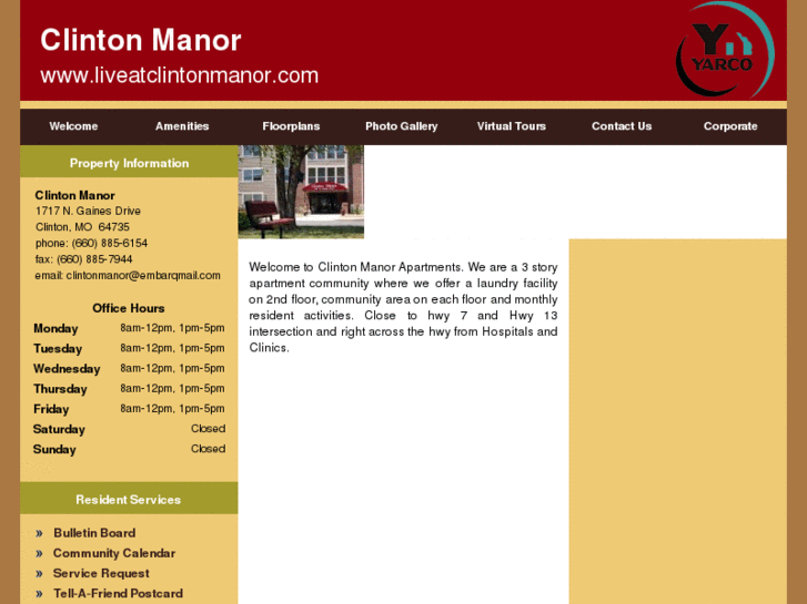 www.liveatclintonmanor.com