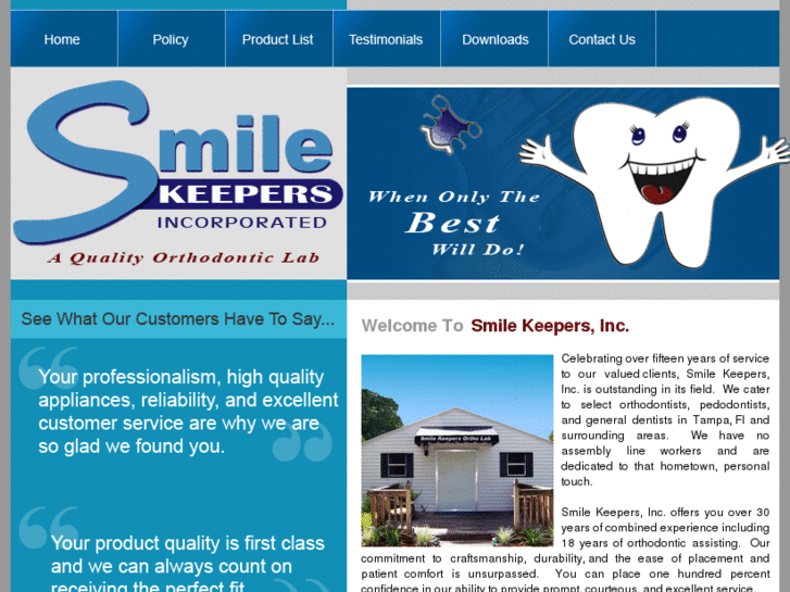 www.smilekeepersortholab.com