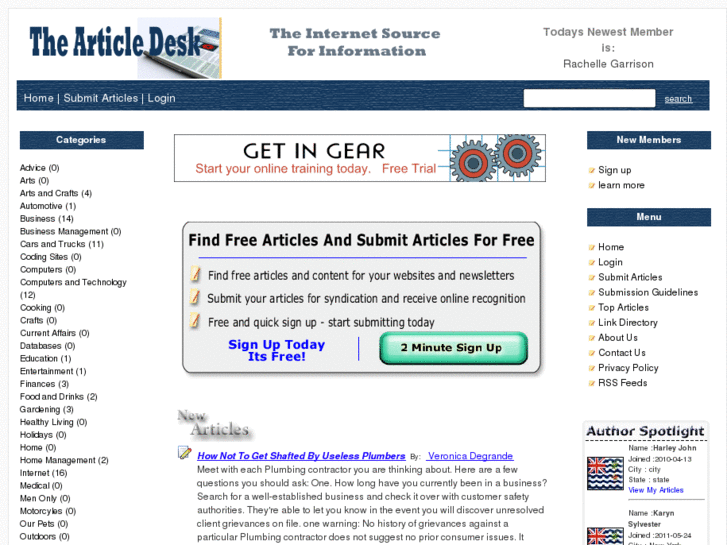 www.thearticledesk.com