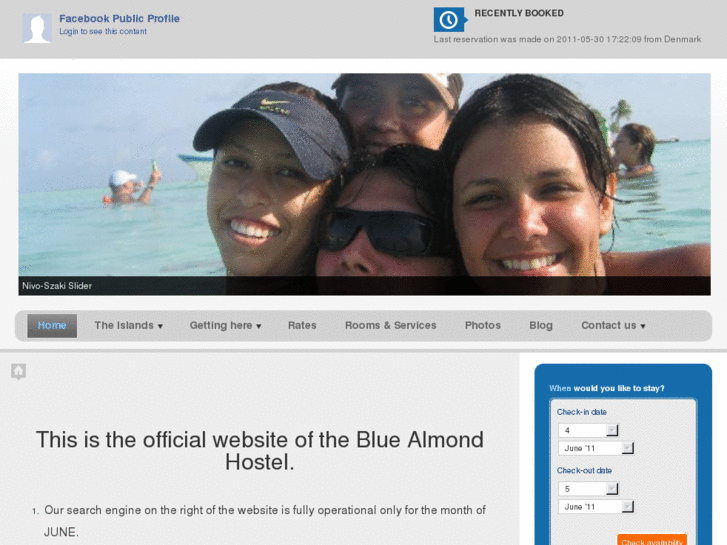 www.bluealmondhostel.com